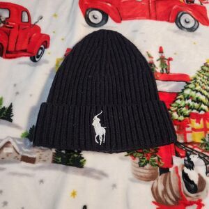 Polo Ralph Lauren Black Beanie